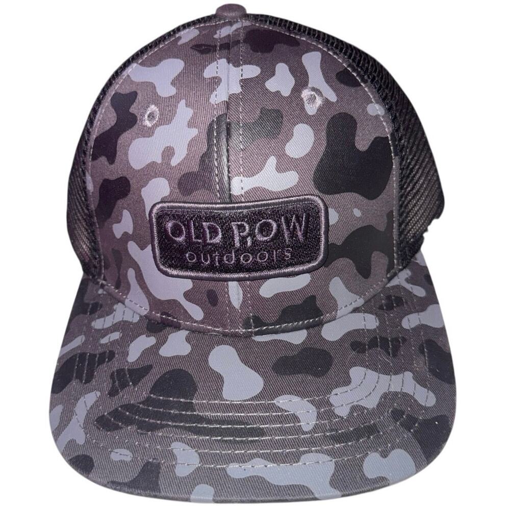 Old row black gray camouflage Hat Low-Profile Rope new trucker cap adjustable